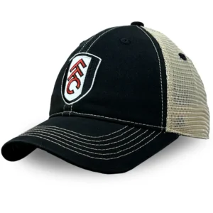 Fulham Trucker Adjustable Hat - Black