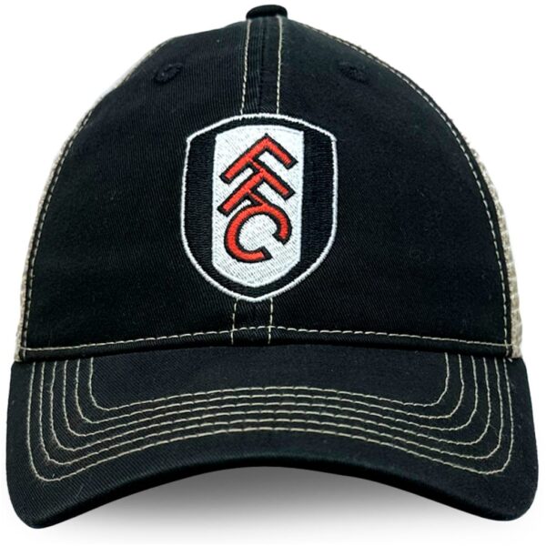 Fulham Trucker Adjustable Hat - Black