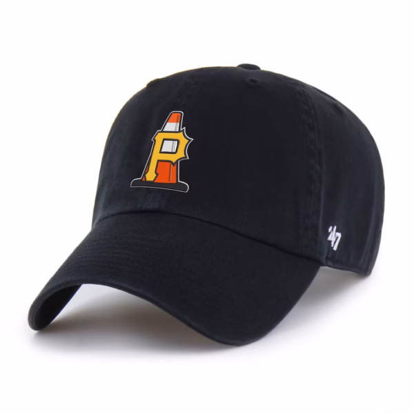 Pittsburgh Pirates Hoist the Cone Clean Up Adjustable Hat - Black