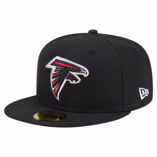 Atlanta Falcons Fitted Hat - Black