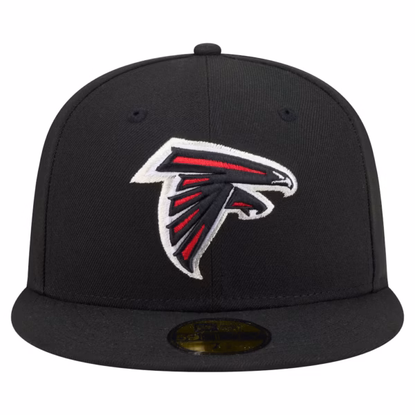 Atlanta Falcons Fitted Hat - Black