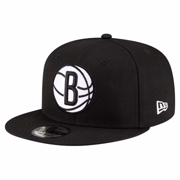 Brooklyn Nets Snapback Hat - Black