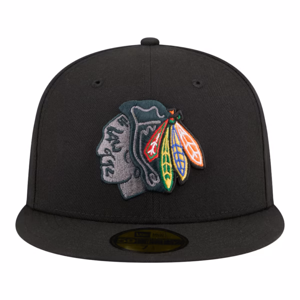 Chicago Blackhawks Hat - Black