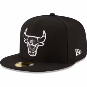 Chicago Bulls Fitted Hat - Black