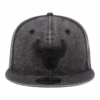 Chicago Bulls Washed Tonal Snapback Hat - Black