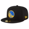 Golden State Warriors  Fitted Hat - Black
