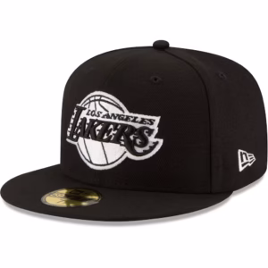 Los Angeles Lakers Fitted Hat - Black