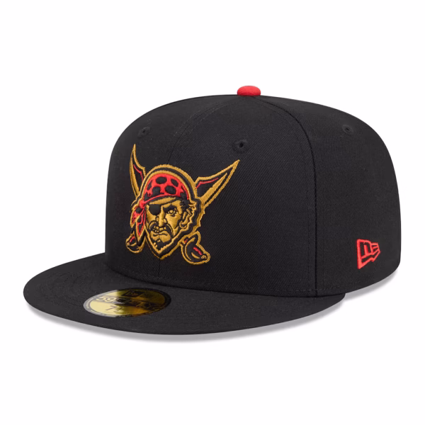 Pittsburgh Pirates New Era Fitted Hat - Black