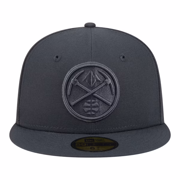 Denver Nuggets Fitted Hat - Charcoal