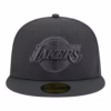 Los Angeles Lakers Fitted Hat - Charcoal