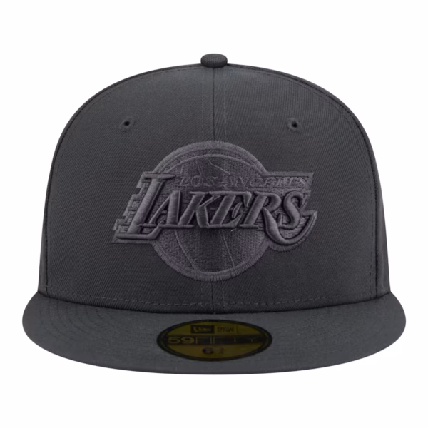 Los Angeles Lakers Fitted Hat - Charcoal