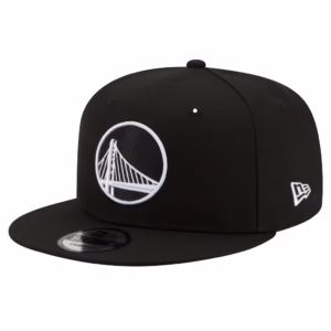 Golden State Warriors Black & White Snapback Hat