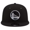 Golden State Warriors Black & White Snapback Hat
