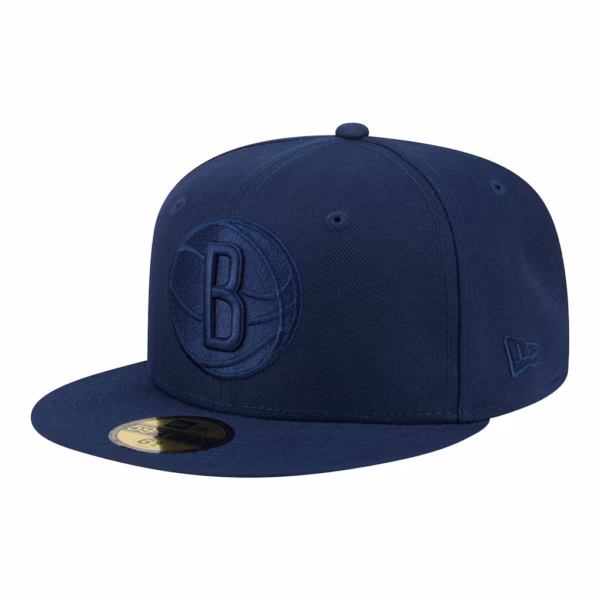 Brooklyn Nets Fitted Hat - Navy
