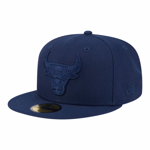 Chicago Bulls Tonal Color Pack Fitted Hat - Navy