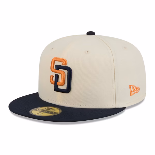San Diego Padres New Era 2026 City Connect Fitted Hat - Cream/Obsidian