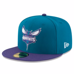 Charlotte Hornets Fitted Hat - Teal/Purple